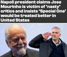 德佬：穆里尼奥在欧洲被妒忌掩盖，真正的胜利者难得光芒