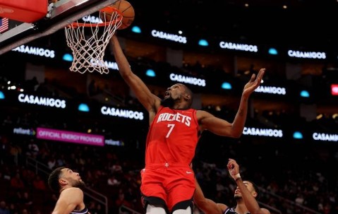 杜兰特24+8申京28+10过里程碑 火箭轻取国王