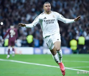 55%进球靠他一人！姆巴佩依赖症严重，欧冠皇马1-2负于曼城，射门16次仅1次射正